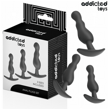 Set di Tappi Anali in Silicone 3 Misure, Sicurezza e Piacere